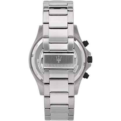 Maserati R8873640003 Sfida Chrono Mens Silver Watch