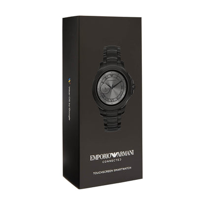 Emporio Armani Art5011 Men S Black Alberto Connected Gen 4 Smartwatch