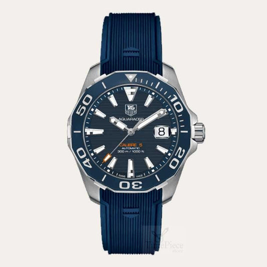 Tag Heuer Aquaracer Blue Dial Watch For Men Way211c Ft6155