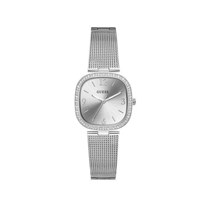Guess Watches Tapestry Ladies Trend Silver Stainless Steel Watch Gw0354l1