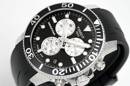 Tissot Chronograph Watch Seastar 1000 Orange T1204171705100