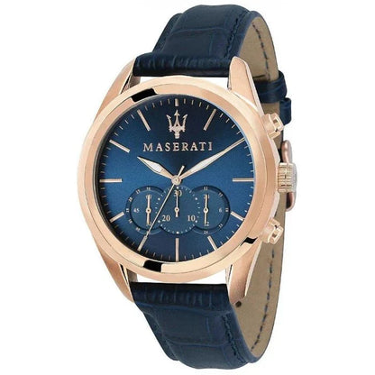 Maserati R8871612015 Traguardo Chrono Mens Blue Watch